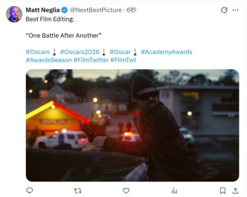 开云网页-《一战再战》获奥斯卡最佳剪辑奖|TNA_新浪新闻